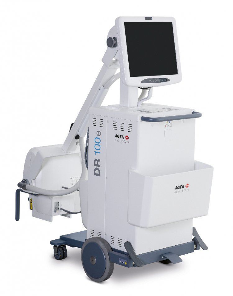 Digital mobile radiography unit